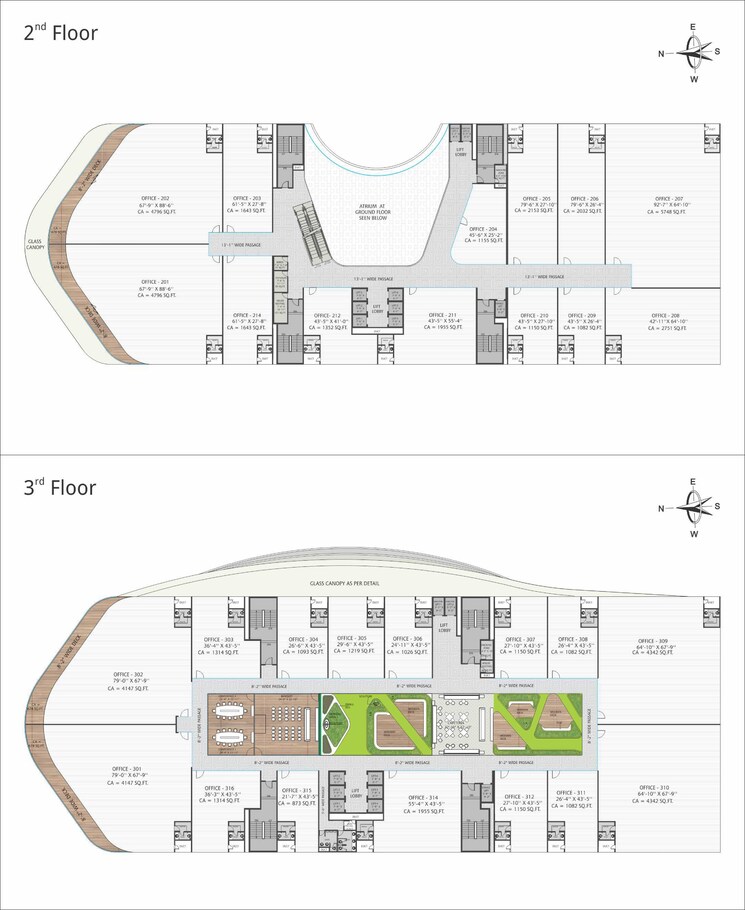 Floor Plan, surat dumas road Commercial Office Space 800 Sq.Ft. In Surat Dumas Road Surat 6254444