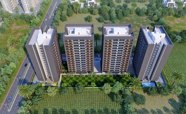 Exterior View, vesu 2 Bedroom 1310 Sq.Ft. Apartment In Vesu Surat 6255697