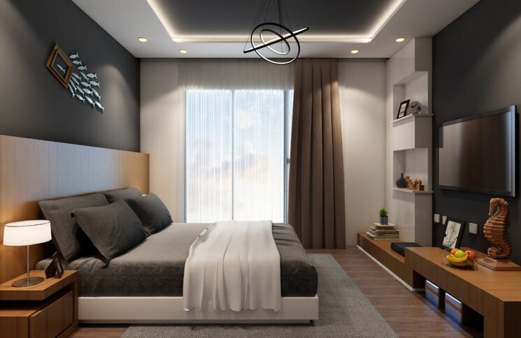 Bedroom, vesu 2 Bedroom 1310 Sq.Ft. Apartment In Vesu Surat 6255697