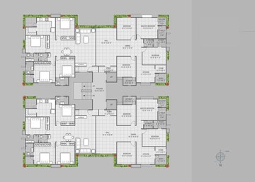 Master Plan in 4 BHK Apartment at Vesu – for Sale