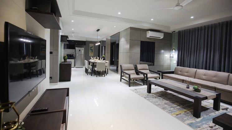 Living Room, dumas 3 Bedroom 1890 Sq.Ft. Apartment In Dumas Surat 6258266