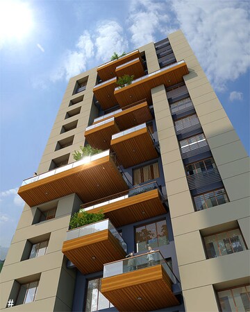 4 BHK Apartment – Exterior View View at Vesu - for Sale