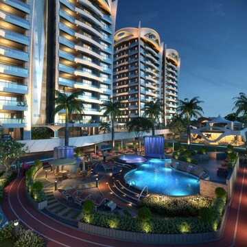 4 BHK Apartment – Exterior View View at Vesu - for Sale