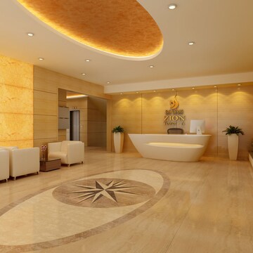 Living Room in 4 BHK Apartment at Vesu – for Sale