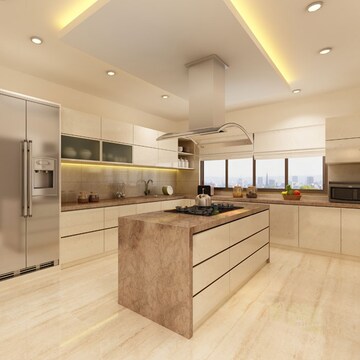 Kitchen in 4 BHK Apartment at Vesu – for Sale