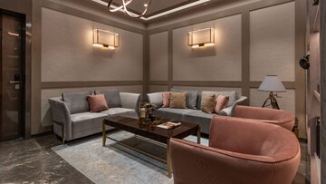 Living Room in 6 BHK Apartment at Vesu – for Sale