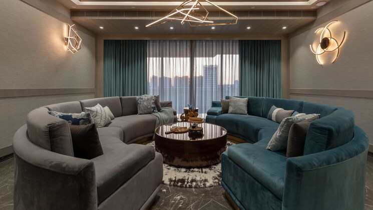 Living Room, vesu 6 Bedroom 7150 Sq.Ft. Apartment In Vesu Surat 6259626