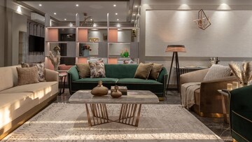 Living Room in 6 BHK Apartment at Vesu – for Sale
