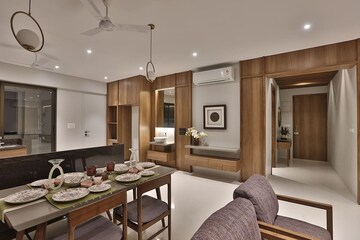 Living Room in 3 BHK Apartment at Vesu – for Sale