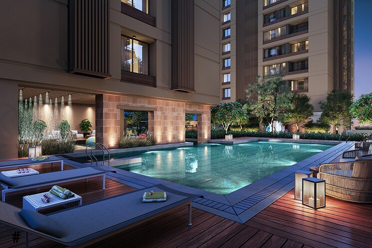 Swimming Pool, vesu 3 Bedroom 2350 Sq.Ft. Apartment In Vesu Surat 6259787