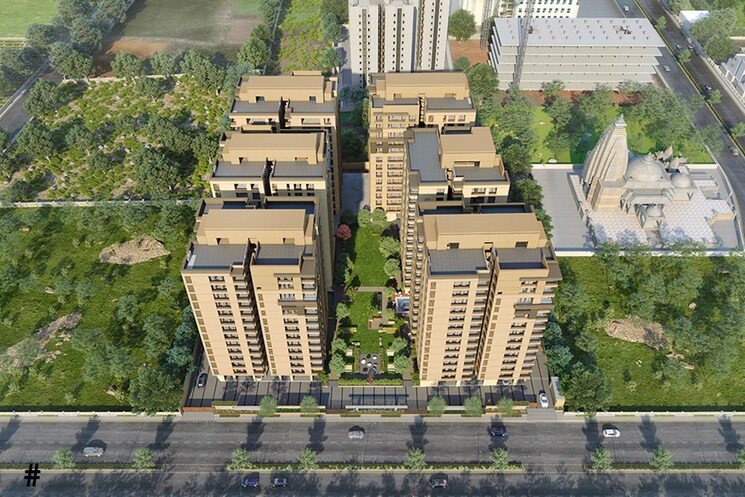 Exterior View, vesu 3 Bedroom 2350 Sq.Ft. Apartment In Vesu Surat 6259787