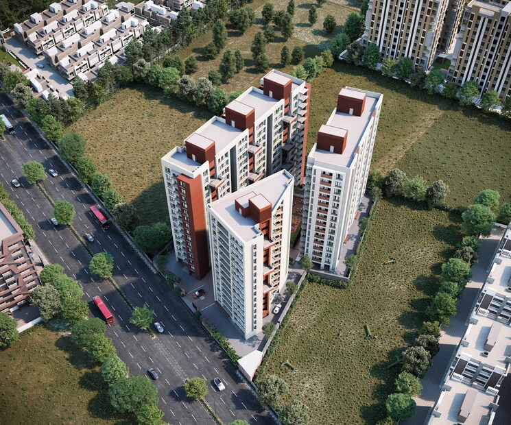 Exterior View, althan 3 Bedroom 2300 Sq.Ft. Apartment In Althan Surat 6259929