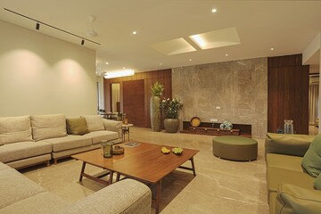 Living Room in 3 BHK Apartment at Vesu – for Sale