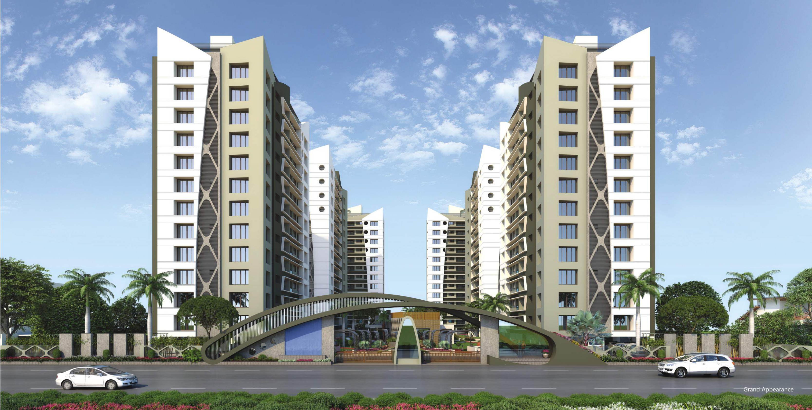 3 BHK + Pooja Room Apartment For Sale in Vesu
