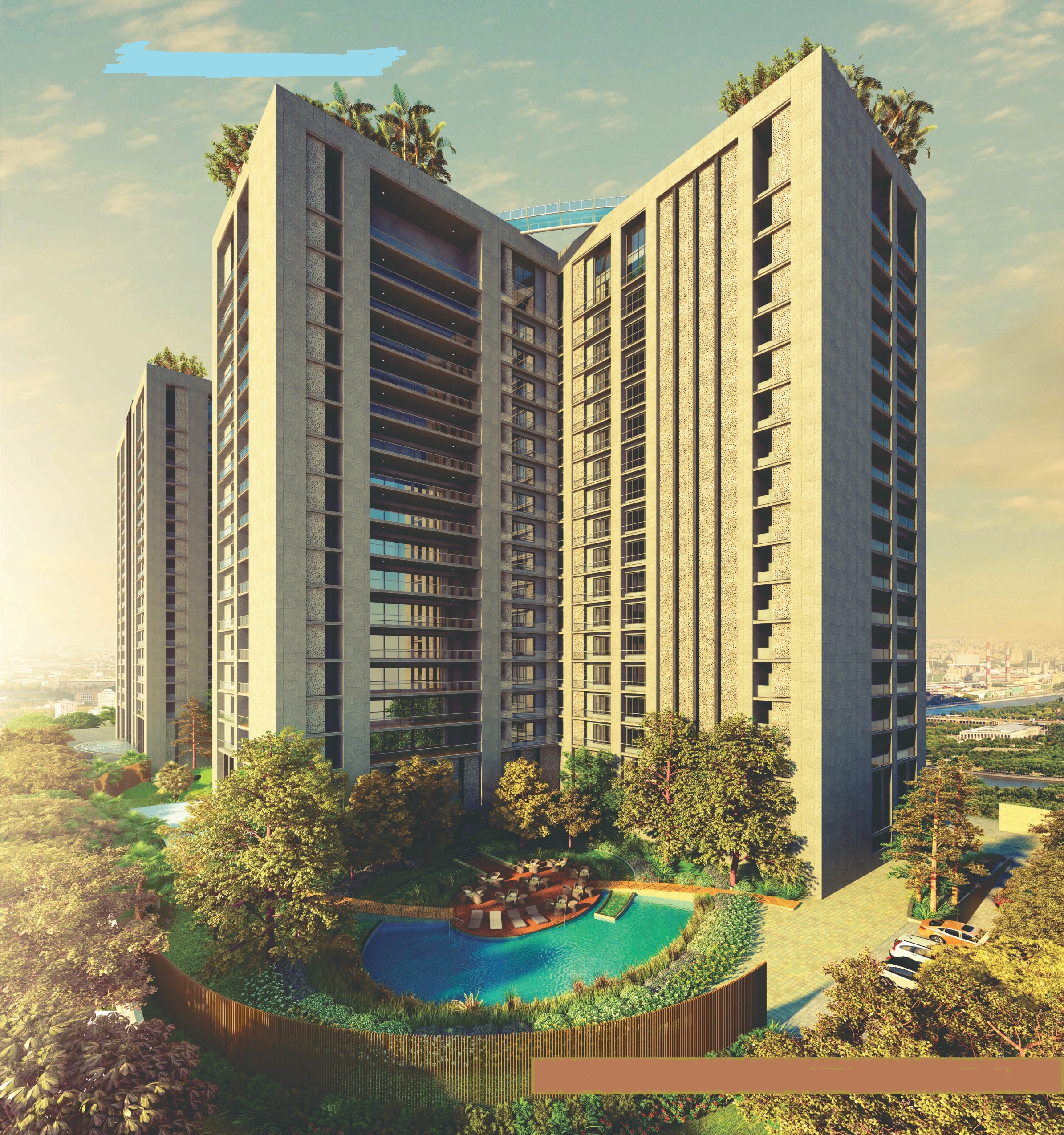 5 BHK + Pooja Room Apartment For Sale in Vesu