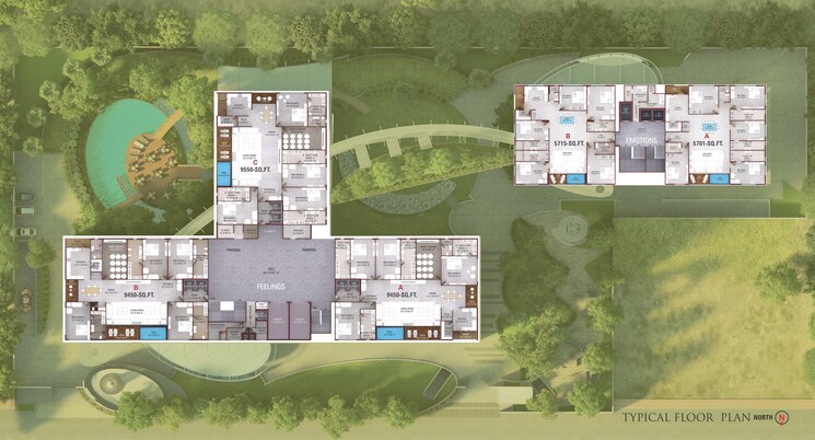 Master Plan, vesu 5 Bedroom 5701 Sq.Ft. Apartment In Vesu Surat 6261742