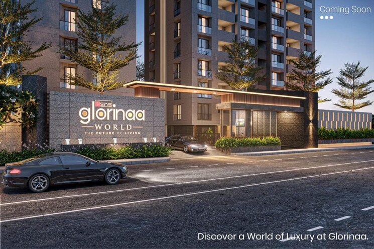 Exterior View, vesu 3 Bedroom 2560 Sq.Ft. Apartment In Vesu Surat 6263469