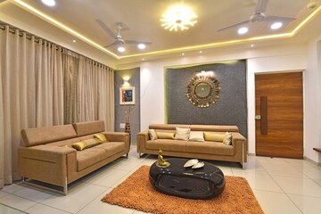 Living Room in 4 BHK Apartment at Vesu – for Sale