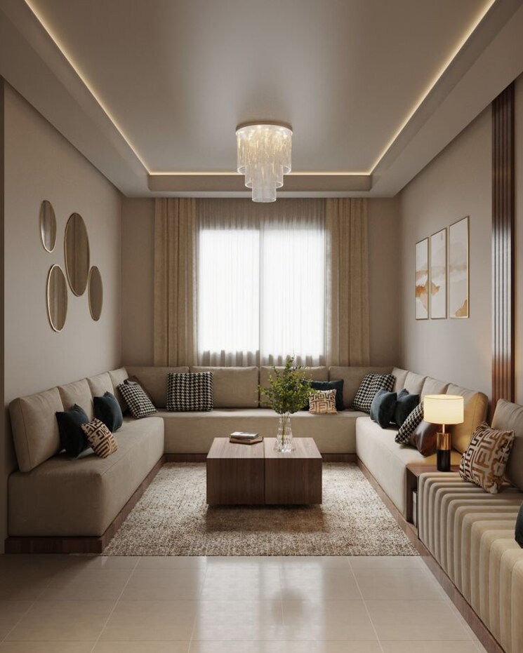 Living Room, vesu 4 Bedroom 3900 Sq.Ft. Apartment In Vesu Surat 6263582