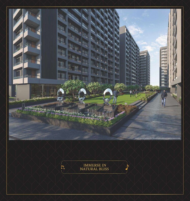 Exterior View, vesu 3 Bedroom 2018 Sq.Ft. Apartment In Vesu Surat 6264538