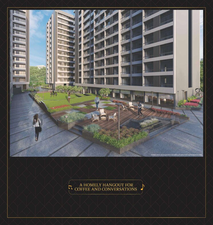 Exterior View, vesu 3 Bedroom 2018 Sq.Ft. Apartment In Vesu Surat 6264538