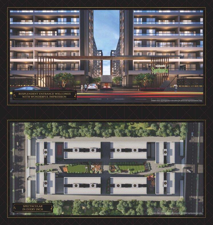 Exterior View, vesu 3 Bedroom 2018 Sq.Ft. Apartment In Vesu Surat 6264538