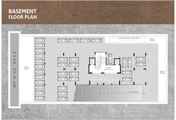 Floor Plan in 2 BHK Apartment at Althan – for Sale