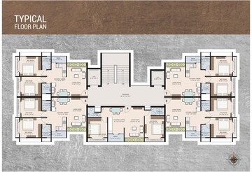 Floor Plan in 2 BHK Apartment at Althan – for Sale