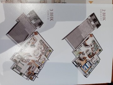 Floor Plan in 2 BHK Apartment at Althan – for Sale