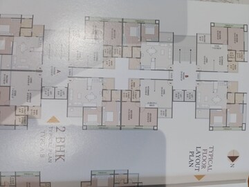 Floor Plan in 2 BHK Apartment at Althan – for Sale