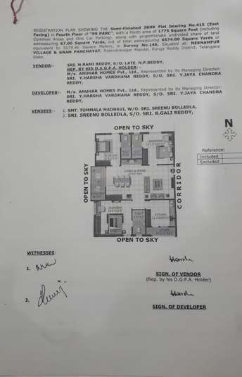 3 BHK Apartment For Resale in Sri Sai Rajendra Pride Gandhi Nagar Hyderabad 6272494
