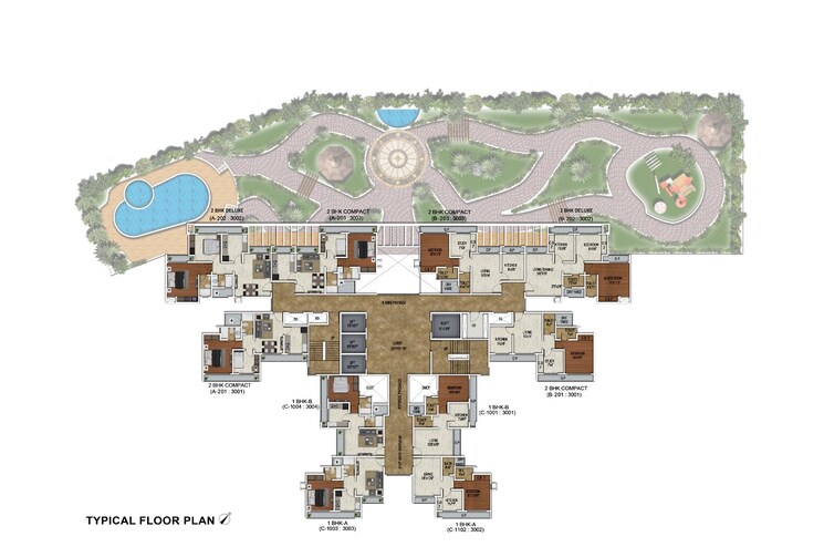 Master Plan, rdp-shanti-luxuria 1 Bedroom 473 Sq.Ft. Apartment In Sil Phata Thane 6274934