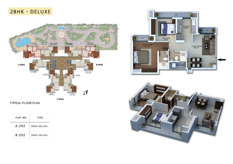 Master Plan, rdp-shanti-luxuria 1 Bedroom 473 Sq.Ft. Apartment In Sil Phata Thane 6274934