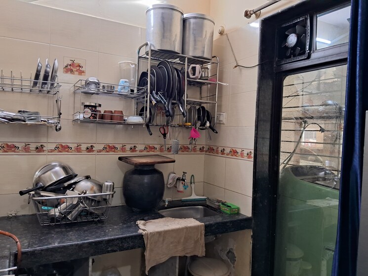 Kitchen, crystal-residency-kopar 1 Bedroom 600 Sq.Ft. Apartment In Kopar Khairane Navi Mumbai 6280457