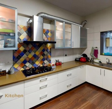 Kitchen in 3 BHK Apartment at Gold Opus, Millers Road – for Sale