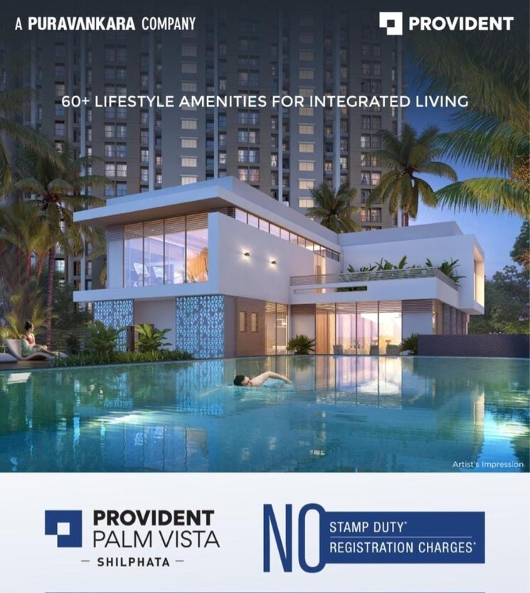 Swimming Pool, provident-palmvista 1 Bedroom 408 Sq.Ft. Apartment In Daighar Gaon Thane 6283803