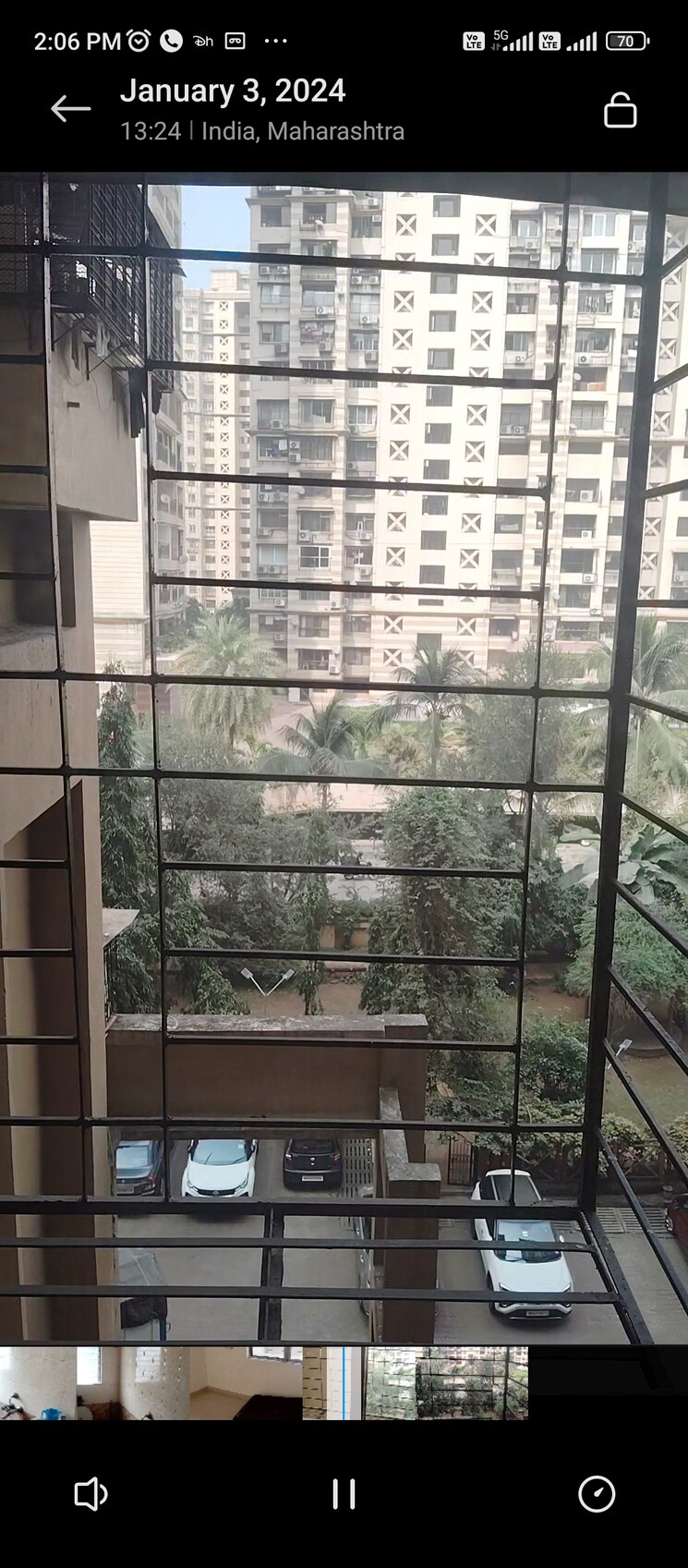 Balcony, royal-classic-co-op-society 3 Bedroom 1050 Sq.Ft. Apartment In Andheri West Mumbai 6285440