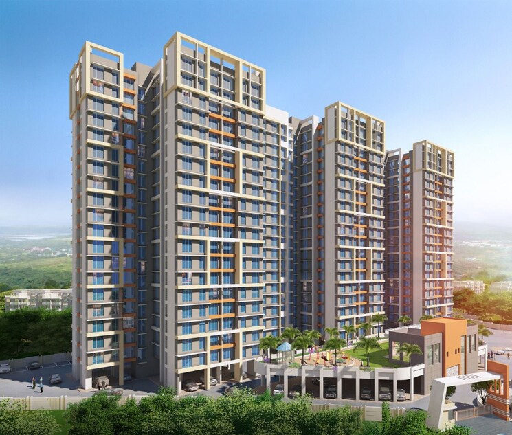 Exterior View, happy-sarvoday-greens 2 Bedroom 842 Sq.Ft. Apartment In Bhadwad Gaon Thane 6291341