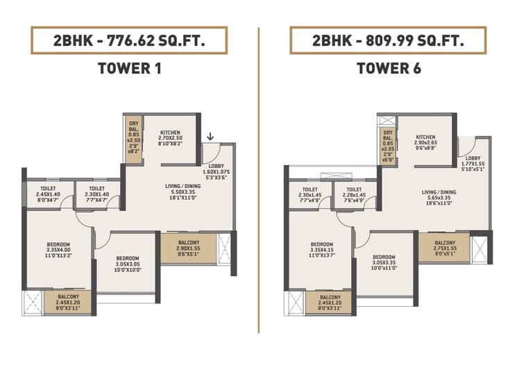 Floor Plan, vtp-earth-one 3 Bedroom 1257 Sq.Ft. Apartment In Mahalunge Pune 6294161
