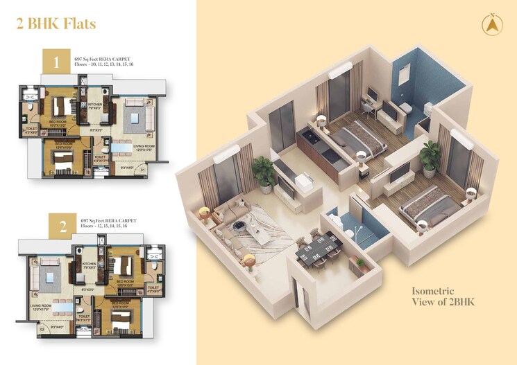 Floor Plan, oscar-om-ambe-smruti 4 Bedroom 1394 Sq.Ft. Apartment In Mulund West Mumbai 6297023
