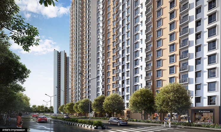 Exterior View, dosti-greater-thane 1 Bedroom 339 Sq.Ft. Apartment In Kalher Thane 6305052