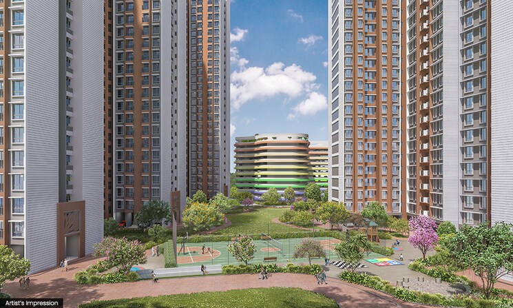 Exterior View, dosti-greater-thane 1 Bedroom 339 Sq.Ft. Apartment In Kalher Thane 6305052