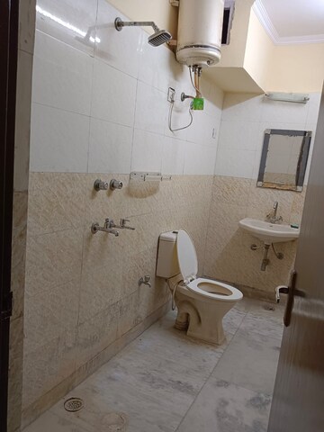 Bathroom in 2 BHK Builder Floor at Lajpat Nagar 4 – for Rent