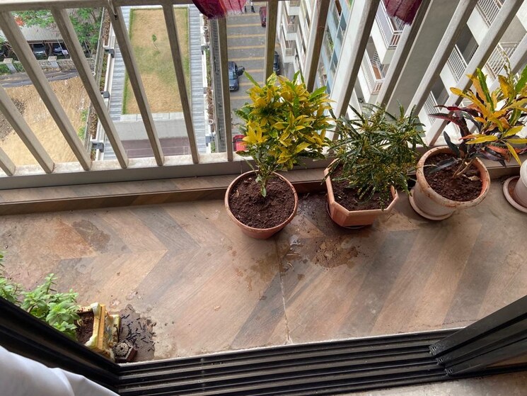 Balcony, unique-greens-ghodbunder-road 2 Bedroom 660 Sq.Ft. Apartment In Ghodbunder Road Thane 6308038