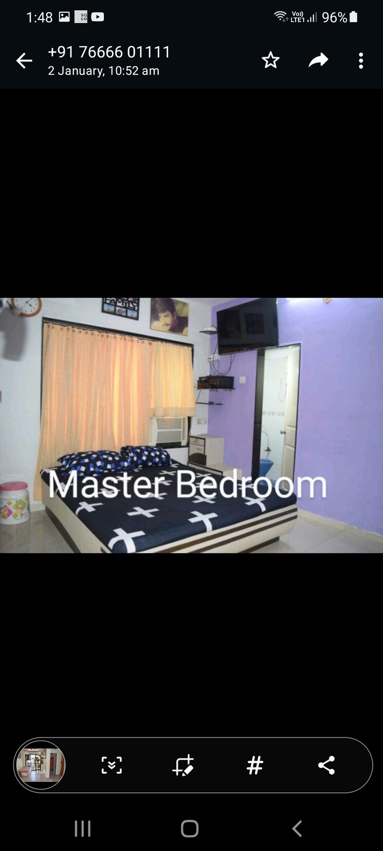 Bedroom, om-siddhi-apartment-kandivali 2 Bedroom 845 Sq.Ft. Apartment In Kandivali West Mumbai 6310341