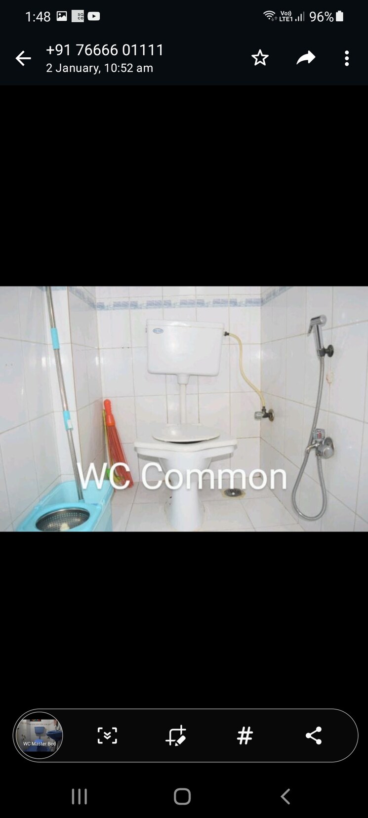 Bathroom, om-siddhi-apartment-kandivali 2 Bedroom 845 Sq.Ft. Apartment In Kandivali West Mumbai 6310341