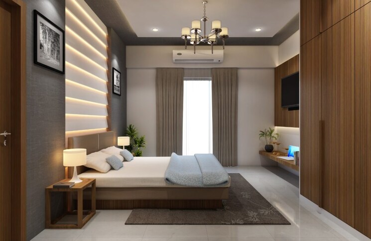 Bedroom, vesu 2 Bedroom 1310 Sq.Ft. Apartment In Vesu Surat 6331070
