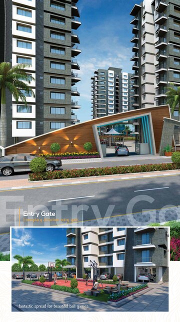 3 BHK Apartment – Exterior View View at Vesu - for Rent