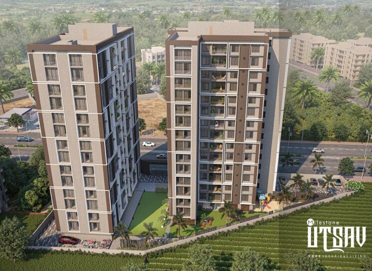 Exterior View, althan 3 Bedroom 1800 Sq.Ft. Apartment In Althan Surat 6331258
