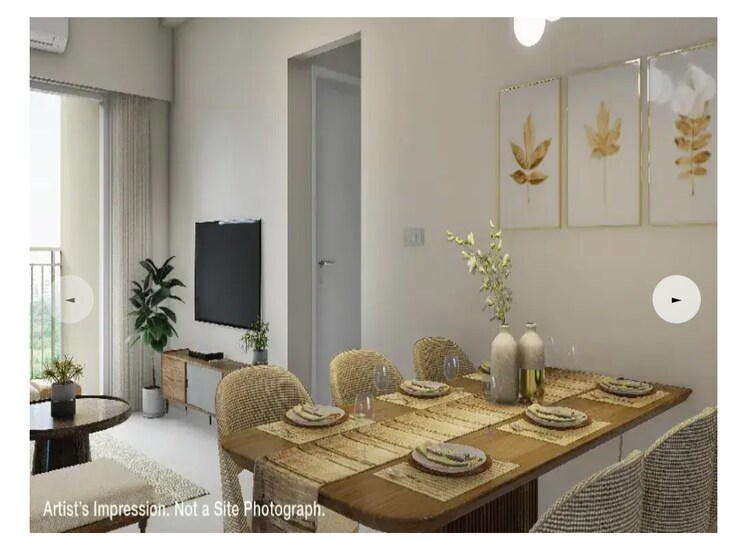 Living Room, godrej-hillside 3 Bedroom 902 Sq.Ft. Apartment In Mahalunge Pune 6337383